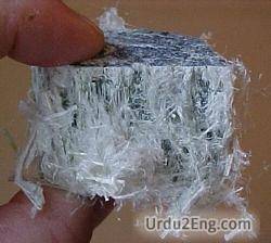 asbestos Urdu Meaning