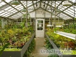 greenhouse Urdu Meaning