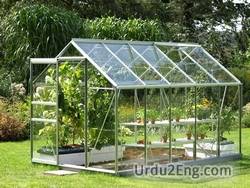 greenhouse Urdu Meaning