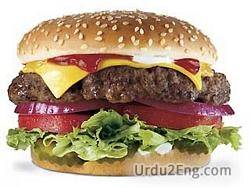 hamburger Urdu Meaning
