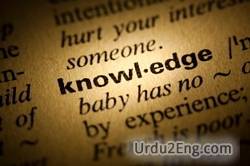 knowledge Urdu Meaning