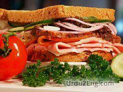 sandwich Urdu Meaning
