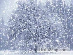 snow Urdu Meaning