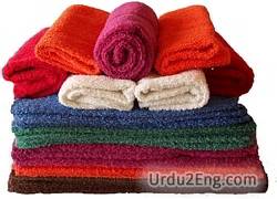 towel Urdu Meaning
