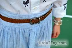 belt Urdu Meaning