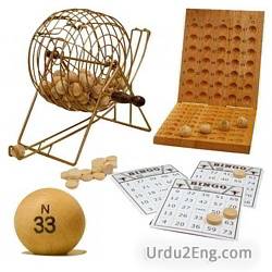bingo Urdu Meaning