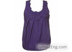 blouse Urdu Meaning