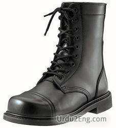 boot Urdu Meaning