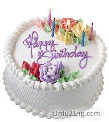 cake Urdu Meaning
