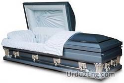 casket Urdu Meaning