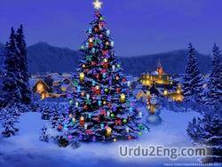 christmas Urdu Meaning