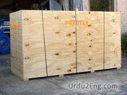 crate Urdu Meaning