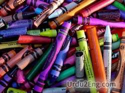 crayon Urdu Meaning