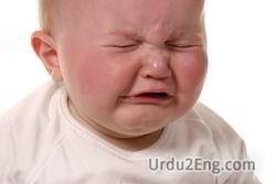 cry Urdu Meaning