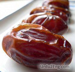 date Urdu Meaning