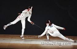 fencing Urdu Meaning