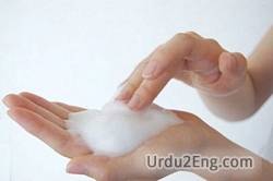 foam Urdu Meaning