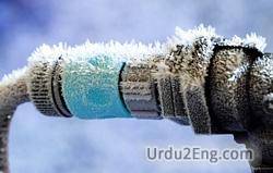 freeze Urdu Meaning