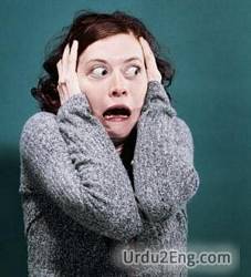 frighten Urdu Meaning
