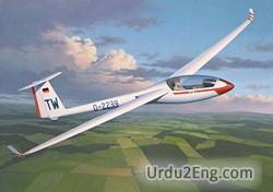 glider Urdu Meaning