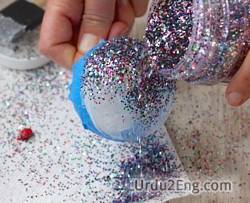 glitter Urdu Meaning