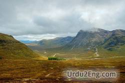 highland Urdu Meaning