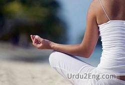 meditate Urdu Meaning