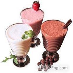 milkshake Urdu Meaning