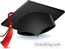 mortarboard Urdu Meaning