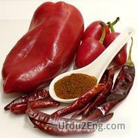 paprika Urdu Meaning