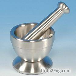 pestle Urdu Meaning