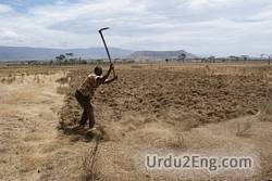 plow Urdu Meaning