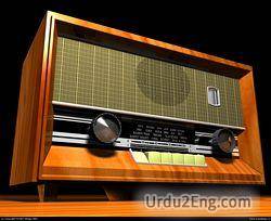 radio Urdu Meaning