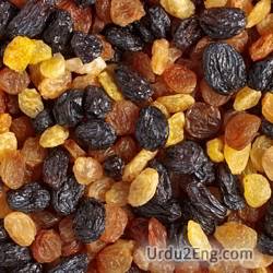raisin Urdu Meaning