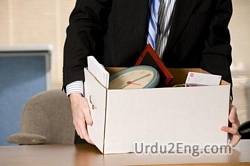 resignation Urdu Meaning