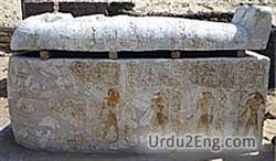 sarcophagus Urdu Meaning