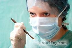 scalpel Urdu Meaning