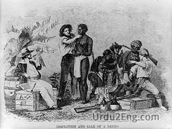 slavery Urdu Meaning