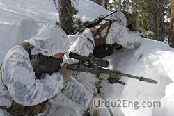 sniper Urdu Meaning