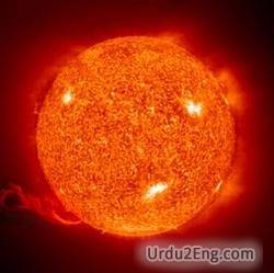 solar Urdu Meaning