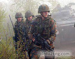 soldier Urdu Meaning