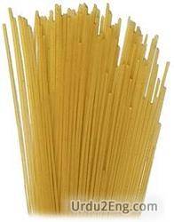 spaghetti Urdu Meaning
