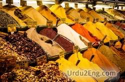 spice Urdu Meaning