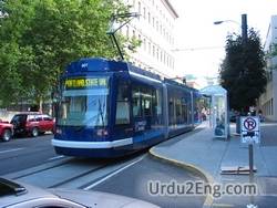 streetcar Urdu Meaning
