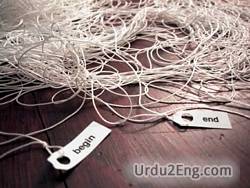 tangle Urdu Meaning