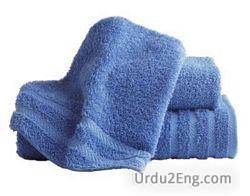 towel Urdu Meaning