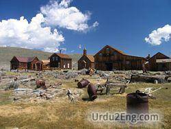 town Urdu Meaning